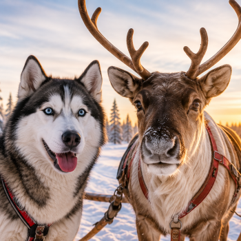 Husky & Reindeer Arctic Adventure